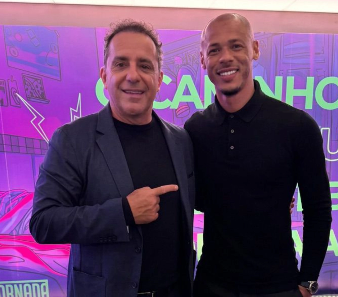 Anderson Conceição com seu empresário